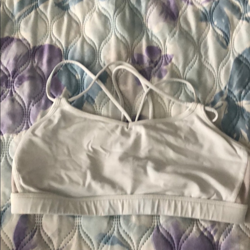 Lululemon White Sports Bra